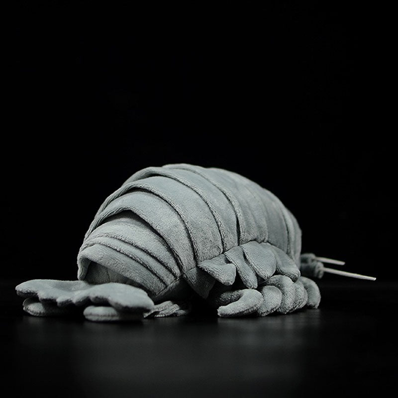 Giant isopod plush, close-up of the fourteen legs