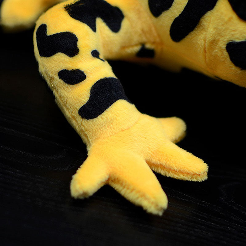 Poison dart frog plush, from above