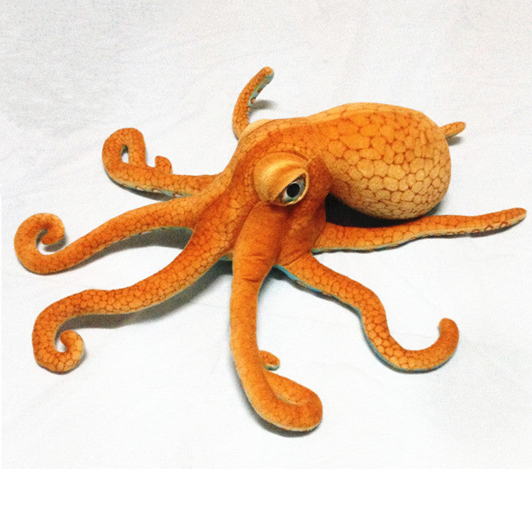 Octopus plush, sucker rows under the arms