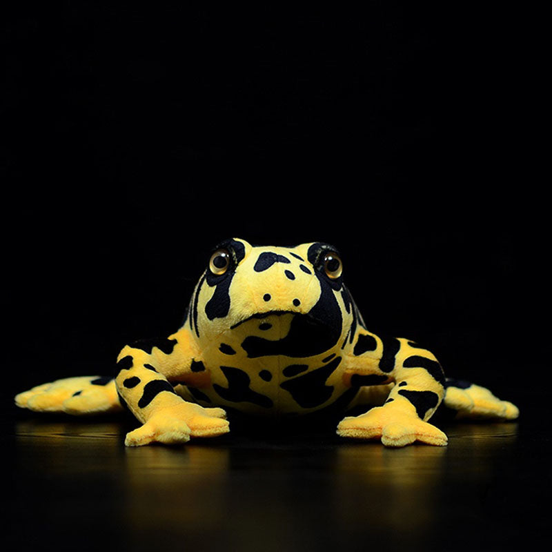 Poison dart frog plush, markings