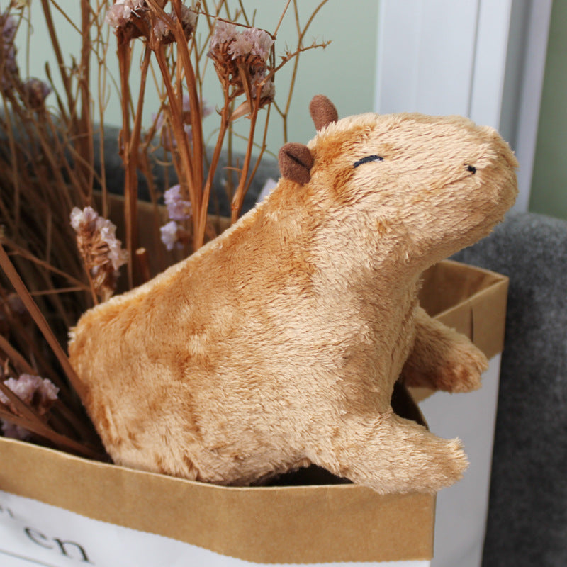 Capybara plush, size reference