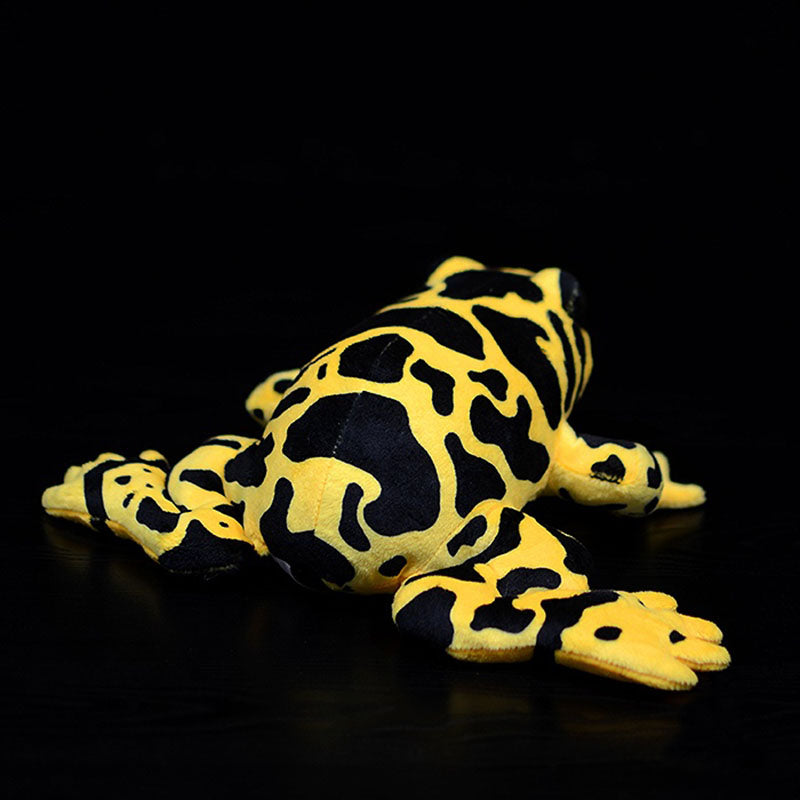 Poison dart frog plush, detail