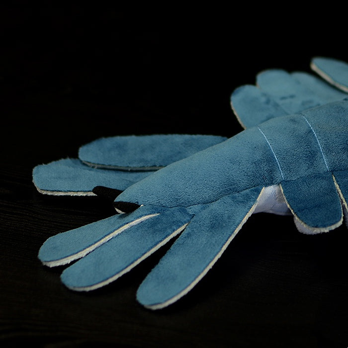Opabinia plush, from above